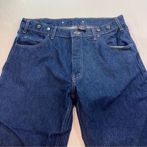 Vintage Prison Blues Carpenter Jeans Mens 40x30 Blue Cotton Denim Made in USA